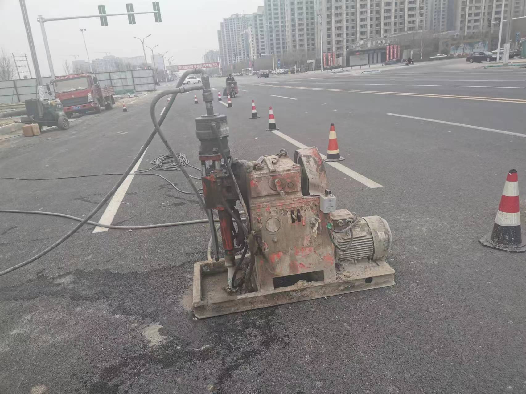 桥西路基注浆